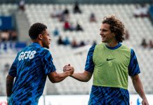 GF38. Le groupe face au Clermont Foot